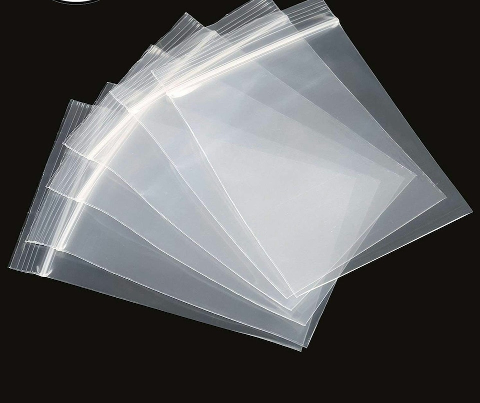 image 1 of 5000 Zip Seal Bags Clear Plastic Zip Lock Food & Freezer Grip Self Seal 6" x 9" | Clear | 6" x 9"