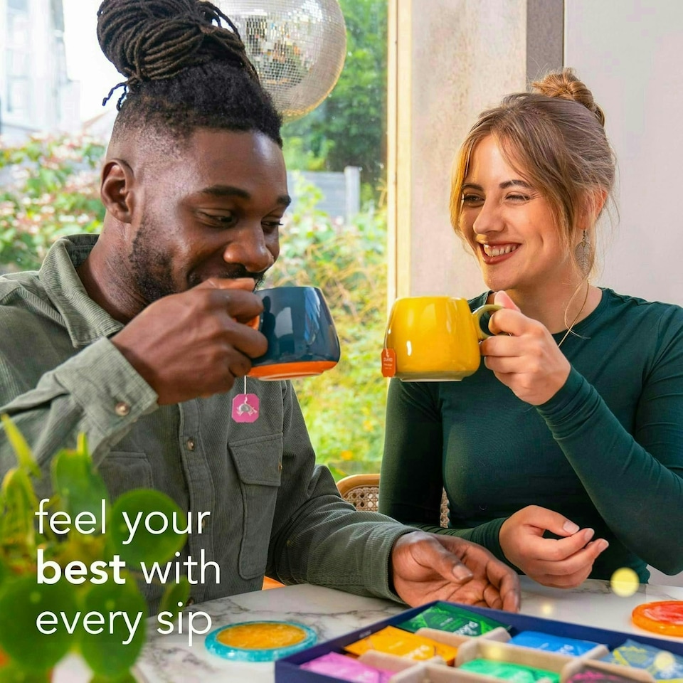 image 1 of Pukka Herbs Tea Selection Gift Set Box, Perfect Gift Idea, 45 Teabags, 9 Flavours | Blue | 1