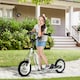 image 6 of HOMCOM Kids Stunt Scooter with 12" Rubber Tyres, Adjustable Handlebar, White