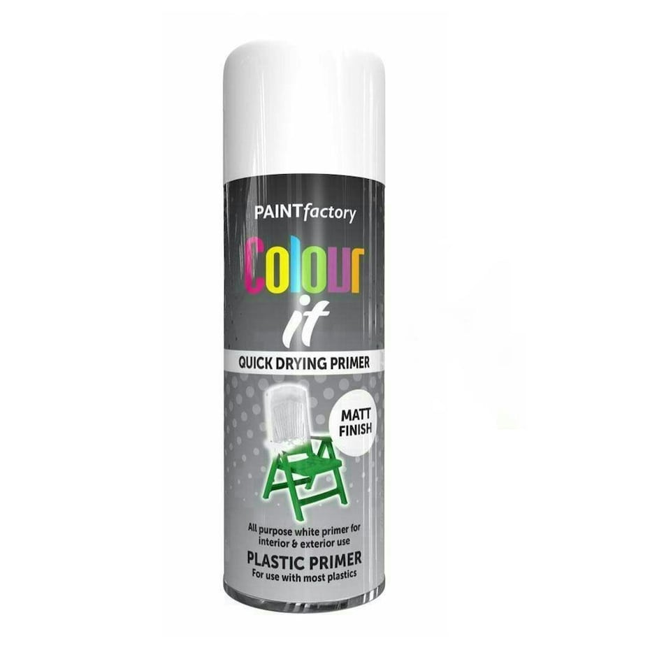 image 1 of Primer Spray Paint Aerosol Auto Car Lacquer Wood Metal 400ml N/A