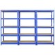 image 5 of 5 x Q-Rax 90 x 50 x 180cm Blue Blue