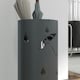 image 8 of HOMCOM Metal Umbrella Stand, Hollowed Umbrella Basket with 4 Hooks and Drip Tray