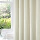 image 2 of Homescapes Thermal Blackout Cream Velvet Curtains - 46 x 54 Inches | Cream | Cream