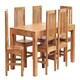 image 4 of Logan Light Mango Large Dining Table 6ft (180cm) Brown
