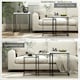 image 6 of HOMCOM Nesting Coffee Tables Set of 3 Stacking Sofa Side Tables White White