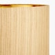 image 4 of Gold Slubbed Faux Silk Gold Lined Drum Lampshade | Gold | Gold | 1