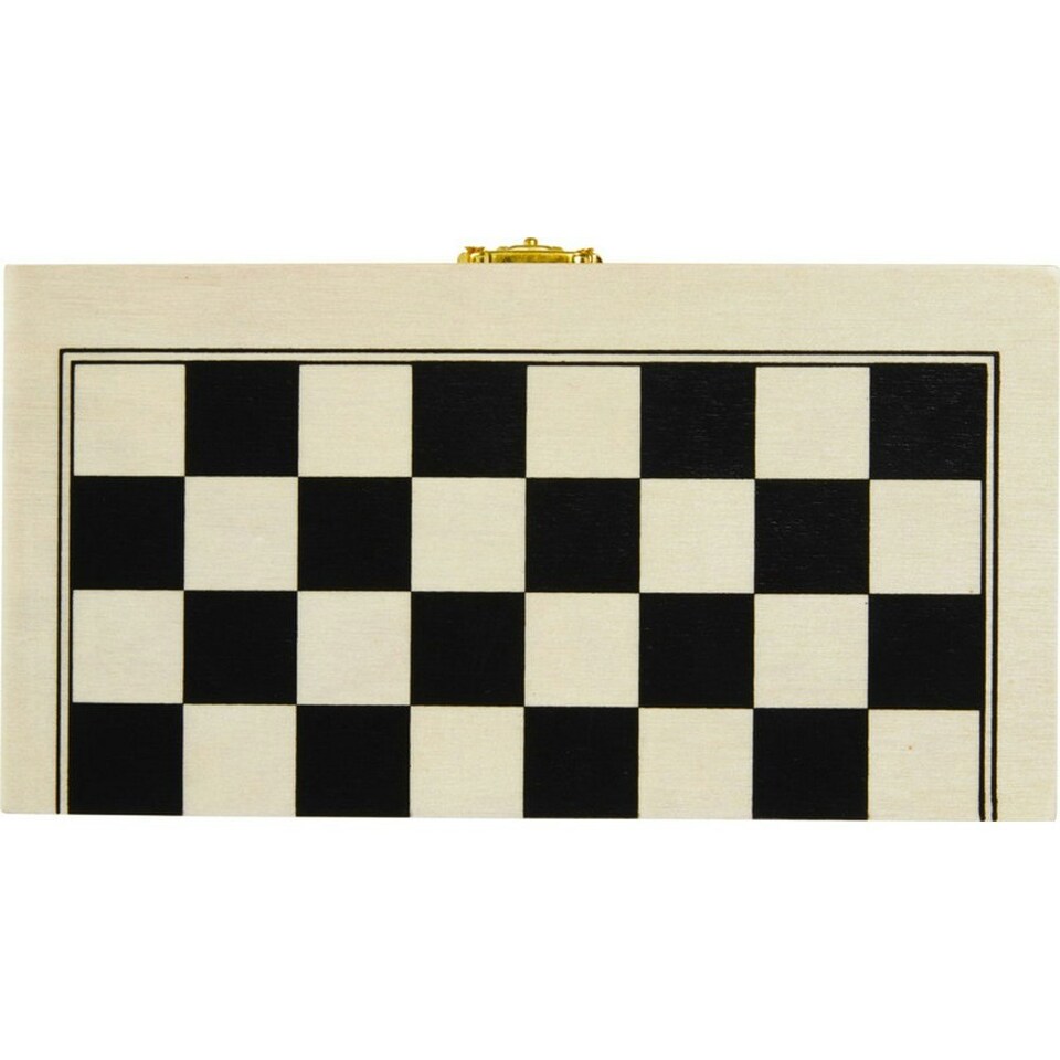 image 1 of Mugo Wooden 3 in 1 Board Game Set - Natural - One Size