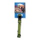image 3 of Pet Touch Fabric Reflective Square Dog Collar 1.5cm x 25-40cm Multi | M