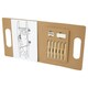 image 1 of Fir Colouring Set - Natural - One Size