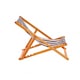 image 7 of Traditional Folding Hardwood Garden Beach Deck Chairs Deckchairs | Blue