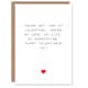 image 1 of Love Life Everything Anniversary Valentines Day Card