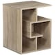 image 8 of HOMCOM 3-Tier Side End Table Open Shelves Storage Magazine Desk Yellow