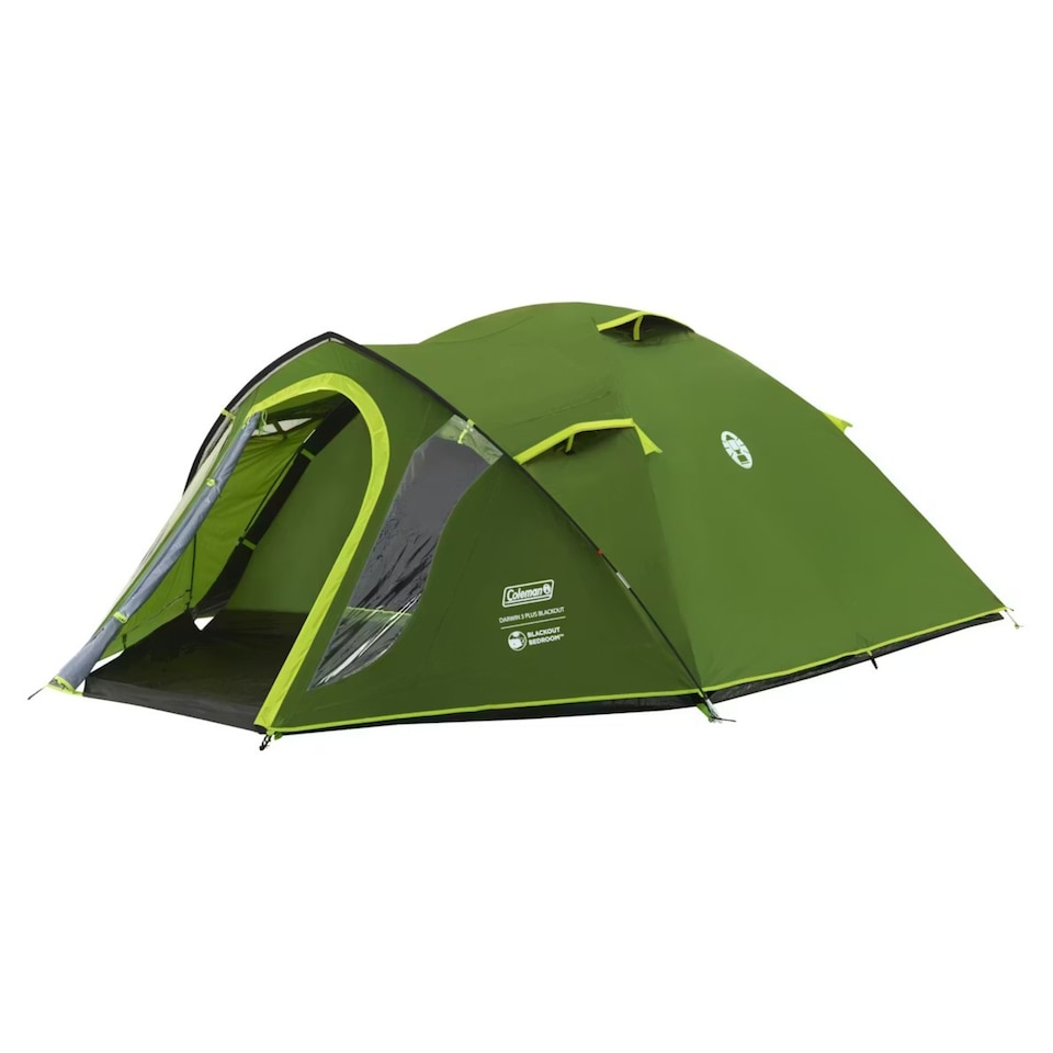 Coleman Darwin 3 Plus BlackOut Camping Tent 3 Person - Tesco Groceries