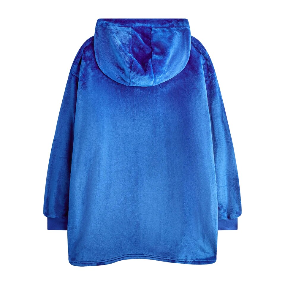 image 1 of England FA Boys Football Blanket Hoodie - Blue - One Size
