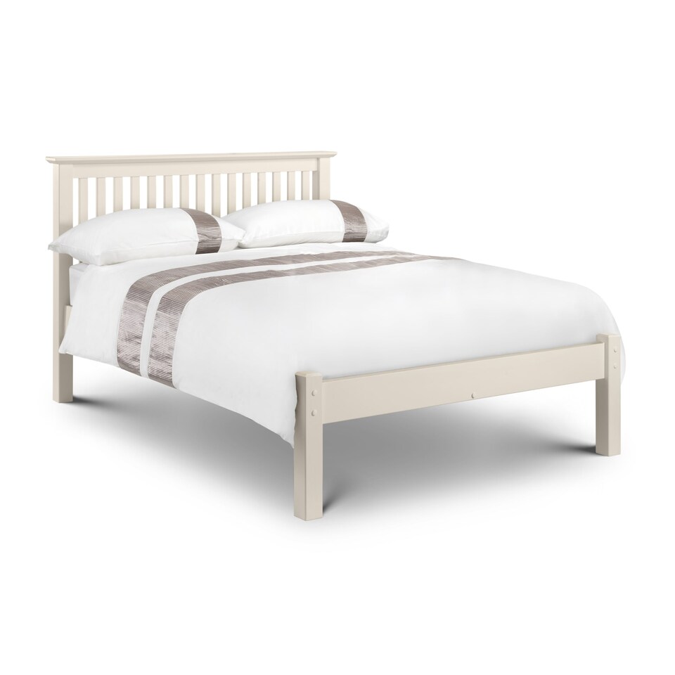 image 1 of Juniper White Low Footend Bed -  King (150cm)