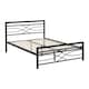 image 2 of Kelly 4 Feet 6 Inches Bed Frame - L200 x W145 x H97 cm - Black