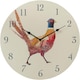 image 1 of Marco Paul 30cm Hand Painted Pheasant Clock Multi