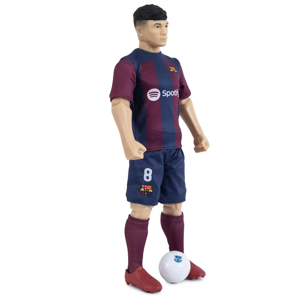 image 1 of FC Barcelona Pedri Action Figure - Blue/Garnet - One Size