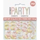 image 2 of Birthday Rose Gold Glitz Number 70 Confetti 5oz