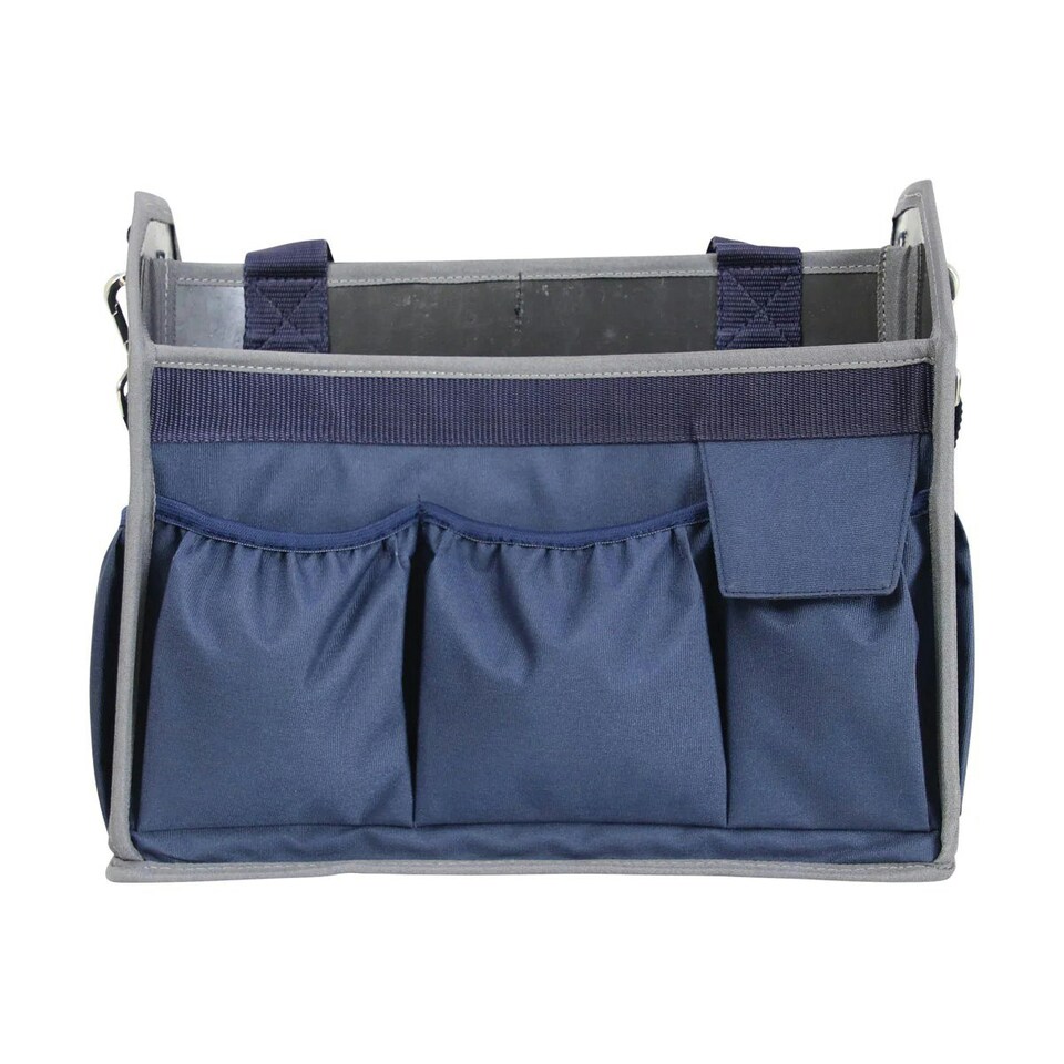 image 1 of Hy Horse Grooming Bag - Navy/Grey - One Size (UTBZ4670)