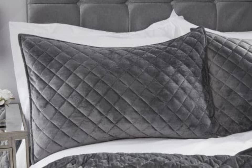 image 1 of Banbury Bedspread Silver | Grey | Grey