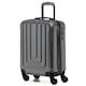 image 1 of Flight Knight Premium Hard Shell Lightweight Cabin Suitcase - 8 Wheels - TSA Lock & USB Port - 100 Airlines Approved Including Ryanair Priority - 55x40x20cm Grey | Anthracite | Cabin Bag