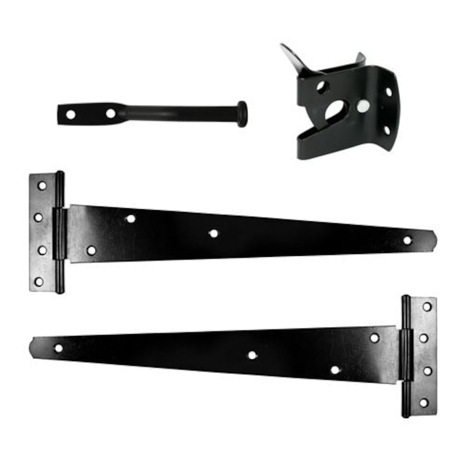 Timco - Pedestrian Gate Kit - Black (Size 14" - 1 Each)
