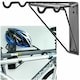 image 5 of Wall Mounted 2 Bike Bicycle Cycle Storage Mount Rack Hook Holder Hanger Garage Black