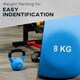 image 4 of HOMCOM Soft Kettlebell, Kettle Bell with Non-Slip Handle for Home Gym Weight Lifting and Strength Training 