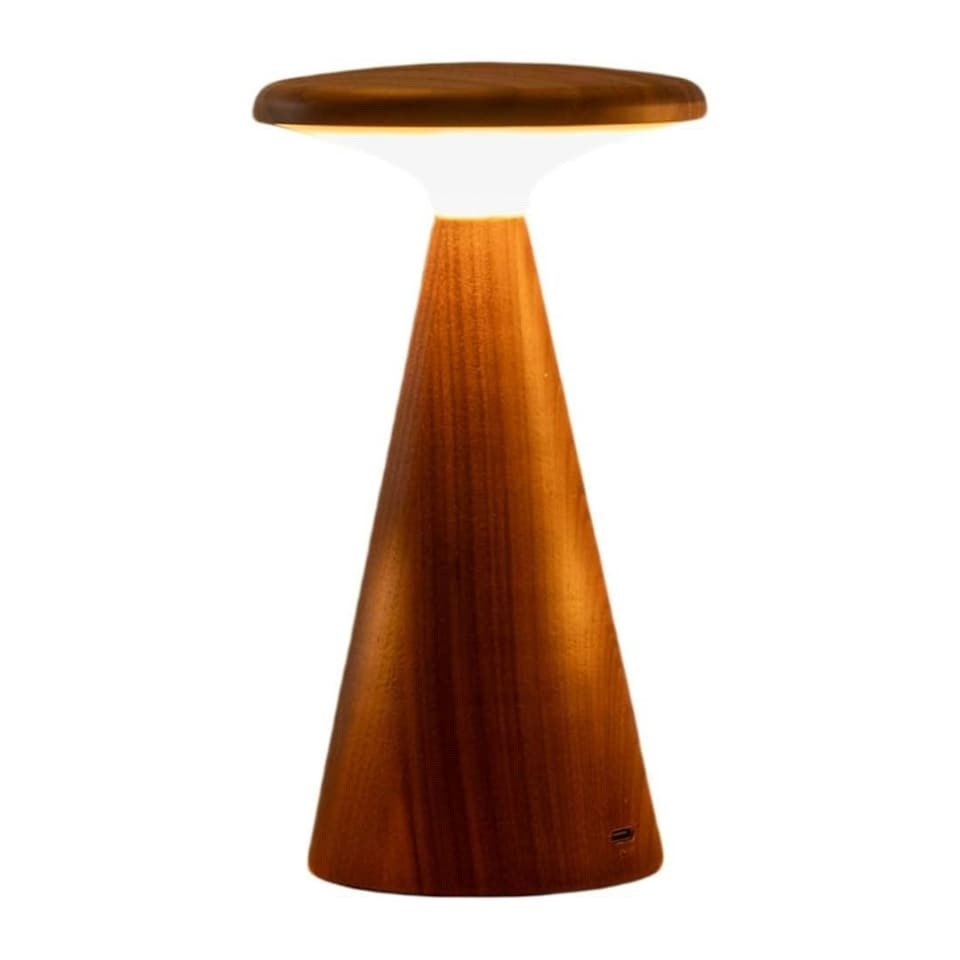 image 1 of Gingko Large Sylva Table Lamp N/A | Walnut