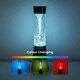 image 2 of ValueLights Twister Tornado lamp Clear Black Illuminated Decoration and Integrated LED 1W Multicolour Bulb