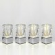 image 2 of ValueLights Modern Chrome Glass Ice Cube Touch Table Lamp