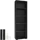 image 1 of Bookshelf Lexi - Bookcase with 5 shelves | Black | black | 60 x 30 x 190 cm | 1