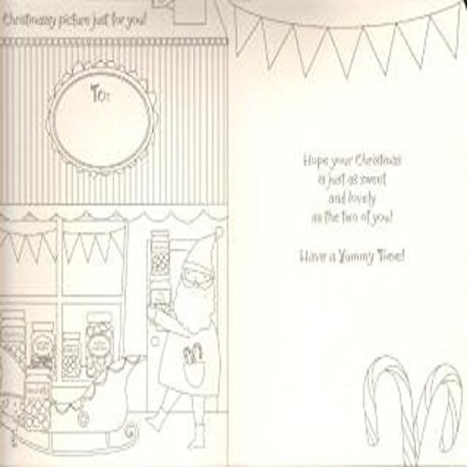 image 1 of Grandma and Grandad at Christmas, Christmas Greetings Card