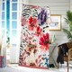 image 1 of Quick Drying Cotton Beach Towel Floral Whisper Printed Beach Towel 90x180cm Multi | One size