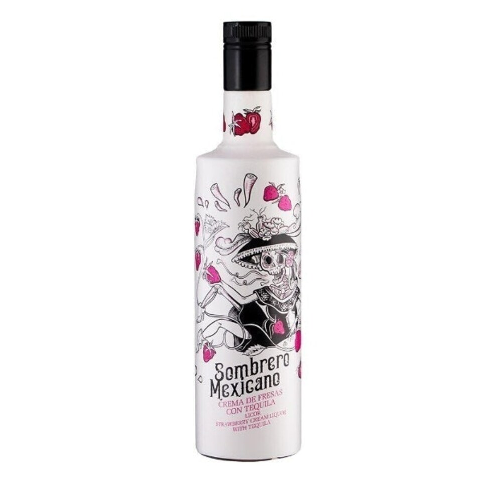 image 1 of Sombrero Mexicano Strawberry Tequila Cream Liqueur