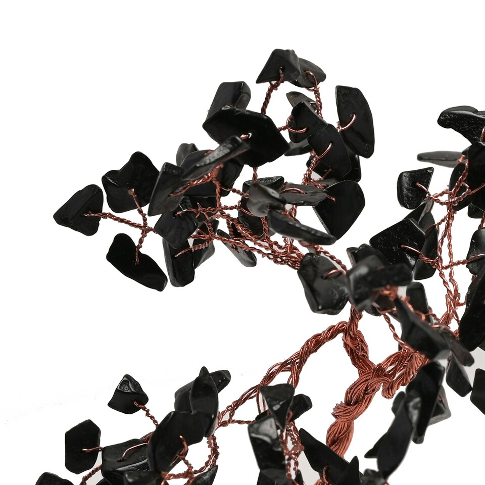 image 1 of Gemstone Tree - Black Tourmaline Black