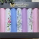 image 3 of Warwick & Vance Pack Of 7 Ladies Handkerchiefs with Floral Embroidered Designs
