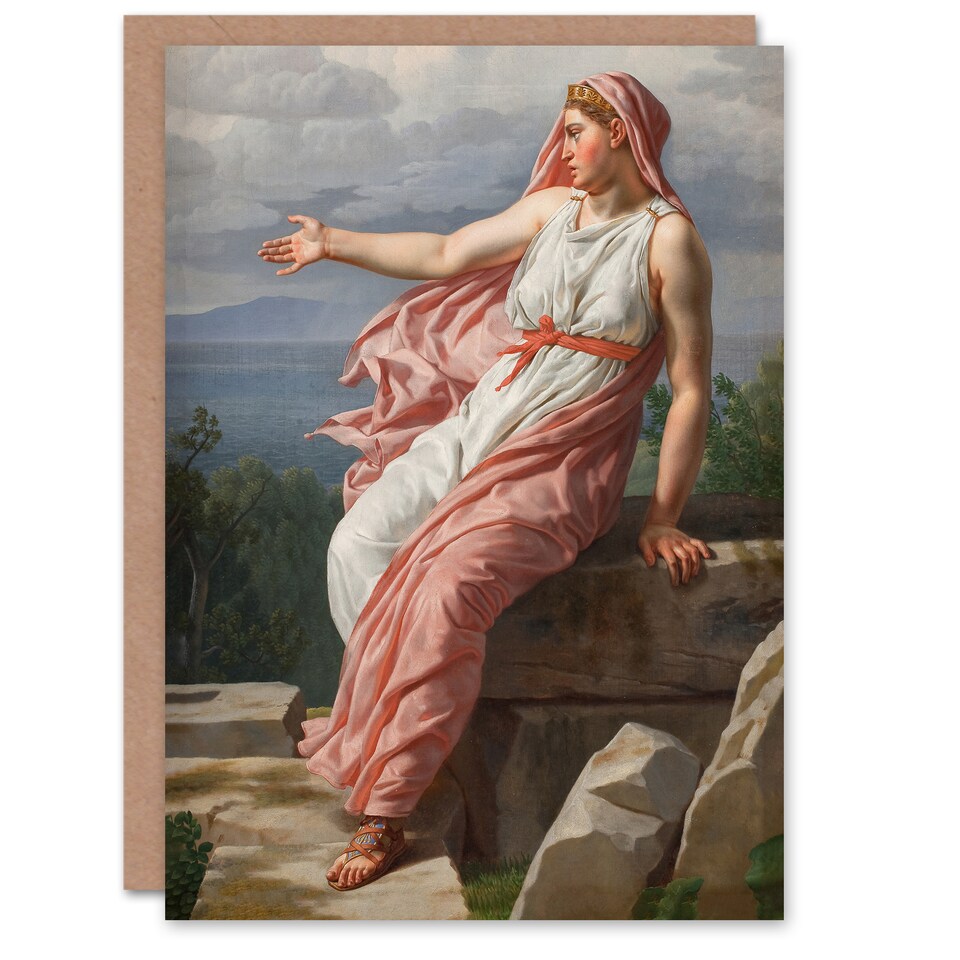 image 1 of CW Eckersberg Alcyones Farewell to Her Husband Art Greeting Card