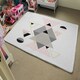 image 4 of Pink & Grey Geometric Triangles (Rug) Multi | Large: 140x200cm
