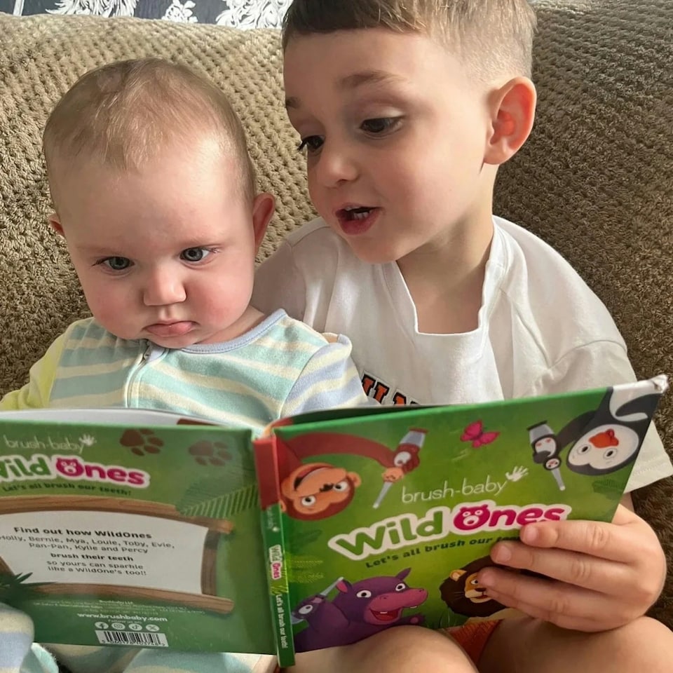 image 1 of Brush Baby The WildOnes™ Toothbrushing Book For Toddlers & Kids