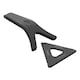 image 3 of XD Collection Polard Recycled Plastic 3 in 1 Car Ice Scraper - Black - One Size