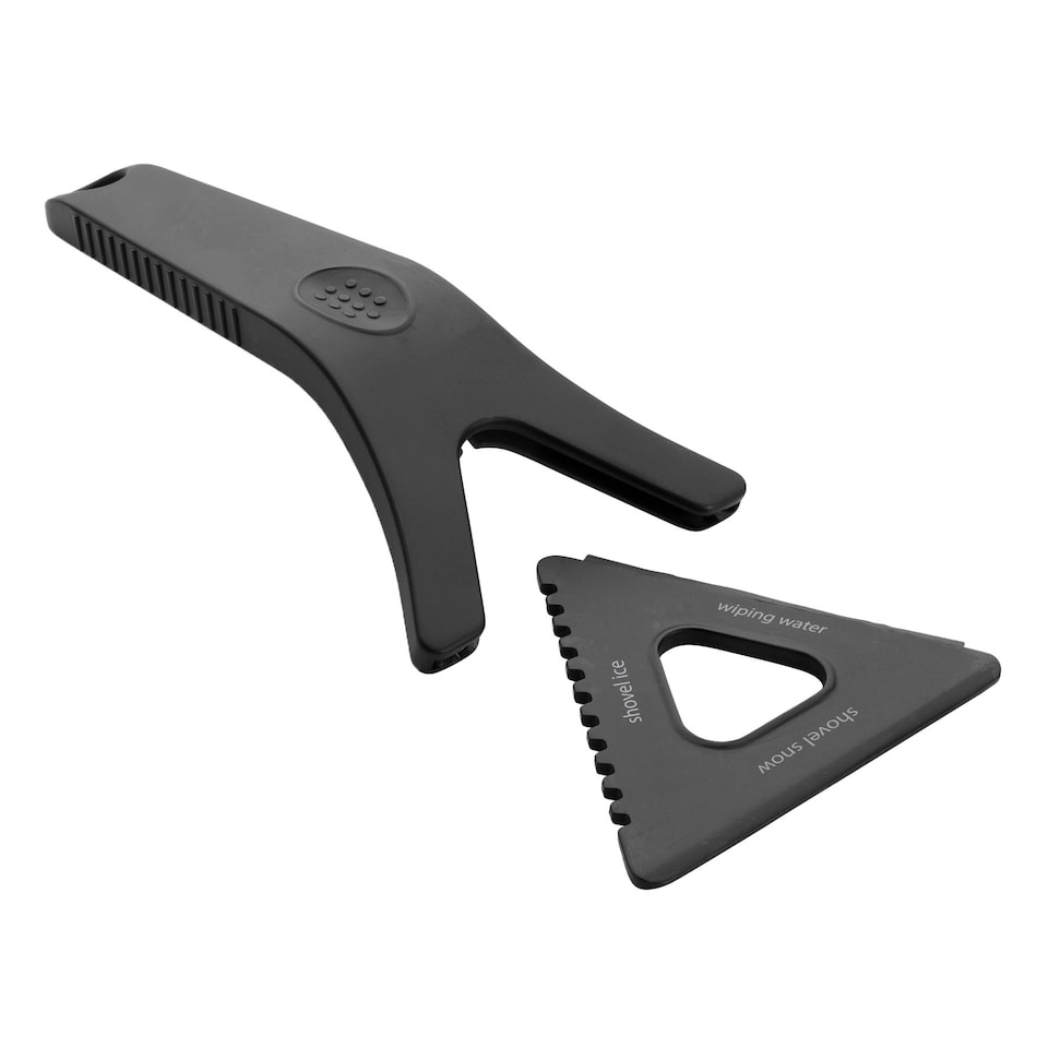 image 1 of XD Collection Polard Recycled Plastic 3 in 1 Car Ice Scraper - Black - One Size