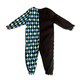 image 4 of Bristol Novelty Baby Court Jester Costume - Black/Blue/Pink - 3-4 Years 3