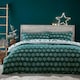 image 4 of Noel Teal Duvet Cover Set Green | Single