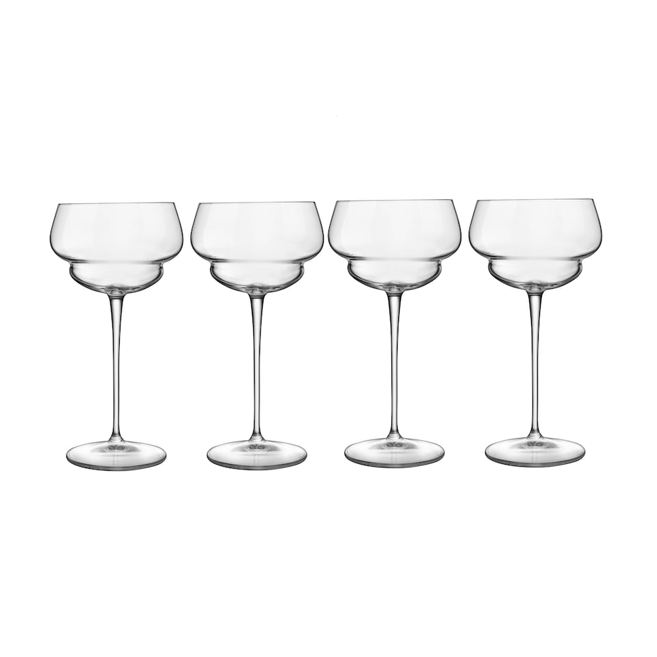 image 1 of Luigi Bormioli Backdoor '20s Great Gatsby Glasses, 300ml x 4 Clear