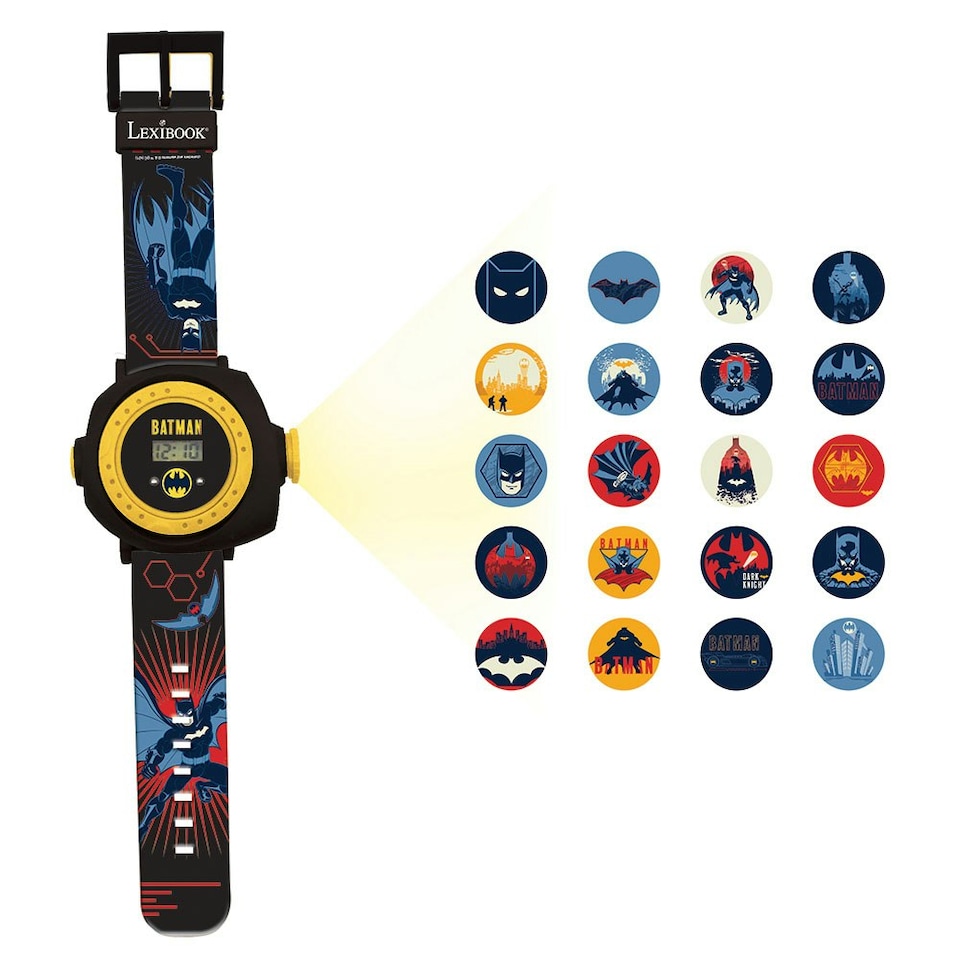 image 1 of Lexibook DMW050BAT Batman Children's Projection Watch with 20 Images