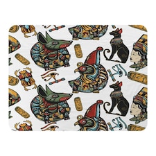 Queen Cleopatra. History background (Blanket)
