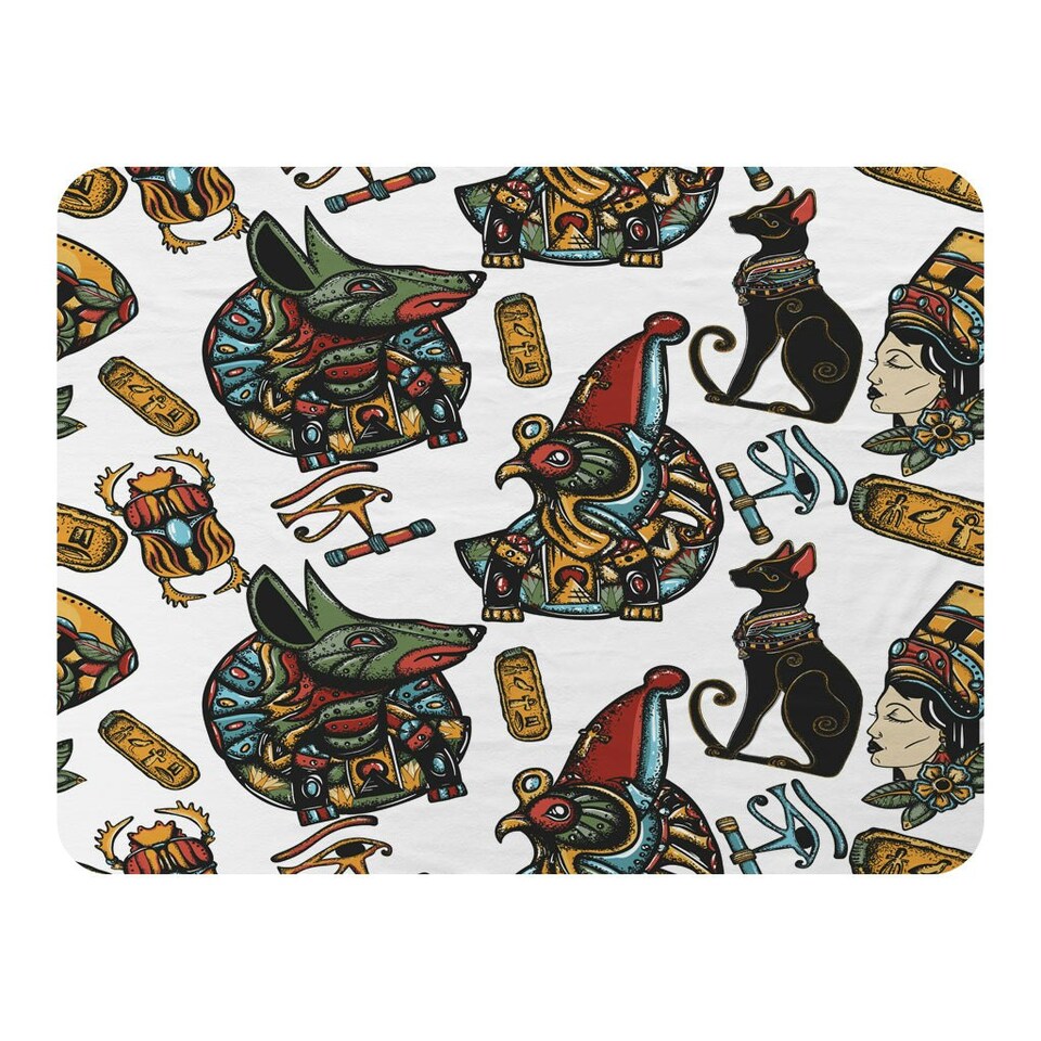 image 1 of Queen Cleopatra. History background (Blanket)