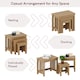 image 8 of Vida Designs Ashton Nest of Tables 3 Piece Set Nesting Sofa Bedside Side Table